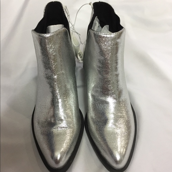 h&m silver shoes